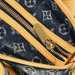 Louis Vuitton Blue Monogram Denim Cabas Raye GM Tote Bag