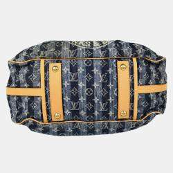 Louis Vuitton Blue Monogram Denim Cabas Raye GM Tote Bag
