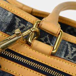 Louis Vuitton Blue Monogram Denim Cabas Raye GM Tote Bag