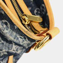 Louis Vuitton Blue Monogram Denim Cabas Raye GM Tote Bag