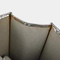 Louis Vuitton Silver Monogram Miroir Sac Plat Handbag