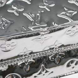 Louis Vuitton Silver Monogram Miroir Sac Plat Handbag