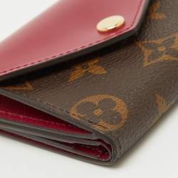 Louis Vuitton Fuchsia Monogram Canvas and Leather Zoe Wallet