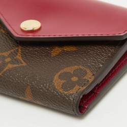 Louis Vuitton Fuchsia Monogram Canvas and Leather Zoe Wallet
