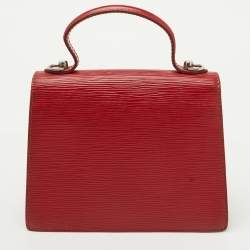 Pre Owned Louis Vuitton Rubis Epi Leather Sevigne PM Bag