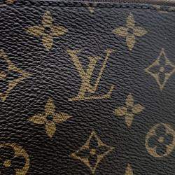 Louis Vuitton Brown Monogram Canvas PM Etuille Voyage Clutch Bag