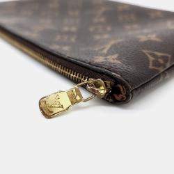 Louis Vuitton Brown Monogram Canvas PM Etuille Voyage Clutch Bag