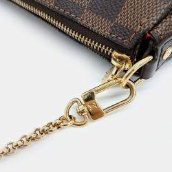 Pre Owned Louis Vuitton Brown PVC Damier Eva Clutch