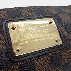 Pre Owned Louis Vuitton Brown PVC Damier Eva Clutch