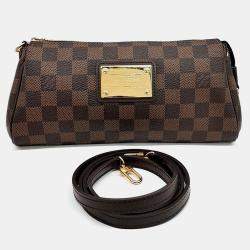 Pre Owned Louis Vuitton Brown PVC Damier Eva Clutch