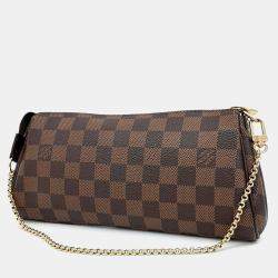 Pre Owned Louis Vuitton Brown PVC Damier Eva Clutch