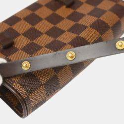 Louis Vuitton Damier Ebene Canvas Pochette Florentine Bum Bag