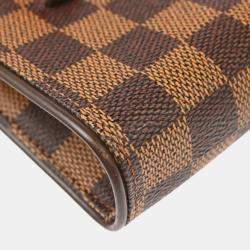 Louis Vuitton Damier Ebene Canvas Pochette Florentine Bum Bag