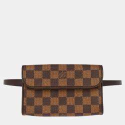 Louis Vuitton Damier Ebene Canvas Pochette Florentine Bum Bag