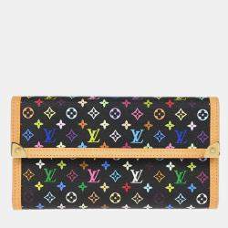 Louis Vuitton Black Monogram Multicolor Wallet