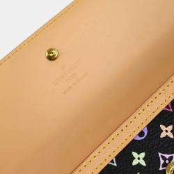 Louis Vuitton Black Monogram Multicolor Wallet