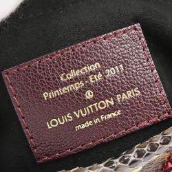 Louis Vuitton Bordeaux Monogram Savage Tiger Clutch Bag