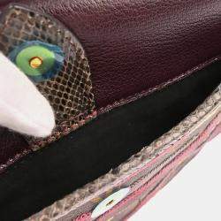 Louis Vuitton Bordeaux Monogram Savage Tiger Clutch Bag