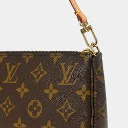 Pre Owned Louis Vuitton Brown Monogram Canvas Panda Pochette Accessoires Handbag