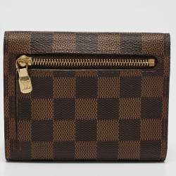 Pre Owned Louis Vuitton Damier Ebene Canvas Koala Wallet