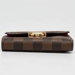 Pre Owned Louis Vuitton Damier Ebene Canvas Koala Wallet