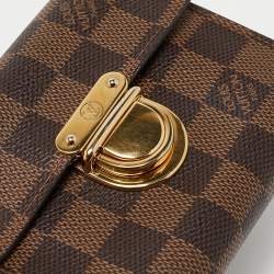 Pre Owned Louis Vuitton Damier Ebene Canvas Koala Wallet