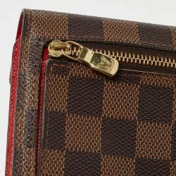 Pre Owned Louis Vuitton Damier Ebene Canvas Koala Wallet