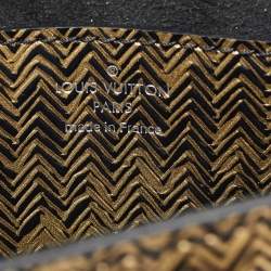 Louis Vuitton Black/Gold Embossed Leather Twist PM Bag