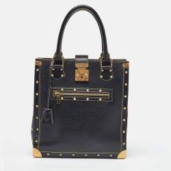 Louis Vuitton Black Suhali Leather L'Imprevisible Bag