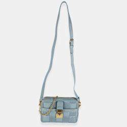Louis Vuitton Glacier Quilted Damier Lambskin Troca PM