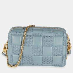 Louis Vuitton Glacier Quilted Damier Lambskin Troca PM