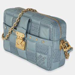 Louis Vuitton Glacier Quilted Damier Lambskin Troca PM