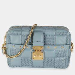 Louis Vuitton Glacier Quilted Damier Lambskin Troca PM