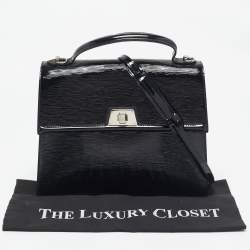 Louis Vuitton Black Electric Epi Leather Sevigne GM Bag