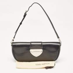 Pre Owned Louis Vuitton Black Epi Leather Montaigne Clutch Bag