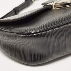 Pre Owned Louis Vuitton Black Epi Leather Montaigne Clutch Bag