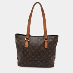 Pre Owned Louis Vuitton Monogram Canvas and Leather Cabas Piano Bag