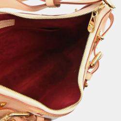 Pre Owned Louis Vuitton White Monogram Multicolor Greta Handbag