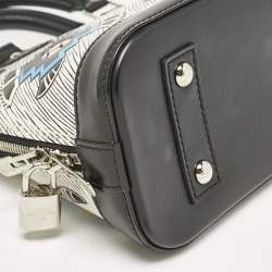 Pre Owned Louis Vuitton White Epi Leather Azteque Alma BB Bag