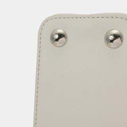 Louis Vuitton White Leather Capucines BB Handbag 