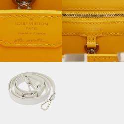 Louis Vuitton White Leather Capucines BB Handbag 