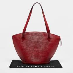 مملوكة مسبقًا Louis Vuitton Red Epi Leather Saint Jacques GM Bag