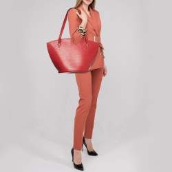 مملوكة مسبقًا Louis Vuitton Red Epi Leather Saint Jacques GM Bag