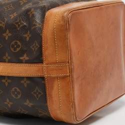 Pre Owned Louis Vuitton Monogram Canvas and Leather Noe Bag