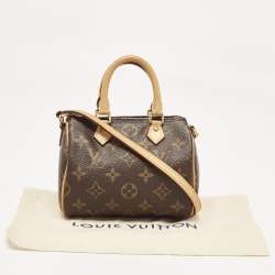 Pre Owned Louis Vuitton Monogram Canvas Nano Speedy Bag