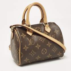 Pre Owned Louis Vuitton Monogram Canvas Nano Speedy Bag