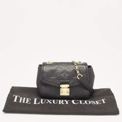 مملوكة مسبقًا Louis Vuitton Black Empreinte Leather Saint Germain BB Bag