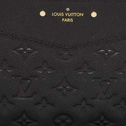 Pre Owned Louis Vuitton Black Monogram Empreinte Leather Daily Pouch