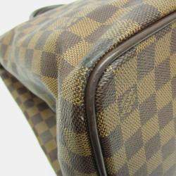 Pre Owned Louis Vuitton Damier Ebene Greenwich PM Boston Bag
