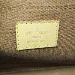 Pre Owned Louis Vuitton Brown Monogram Canvas Rivet Shoulder Bag